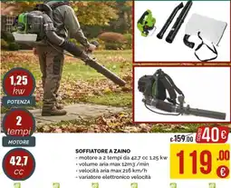 La Prealpina Soffiatore a zaino offerta