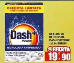 Maury's Detersivo in polvere Dash Fustone offerta