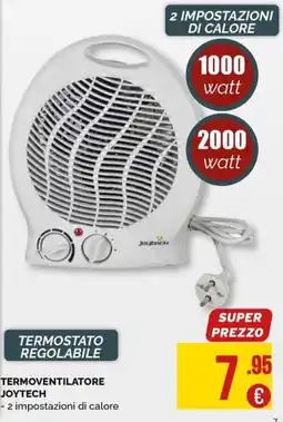 La Prealpina Termostato regolabile termoventilatore Joytech offerta
