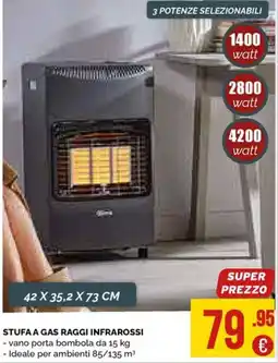 La Prealpina Stufa a gas raggi infrarossi offerta