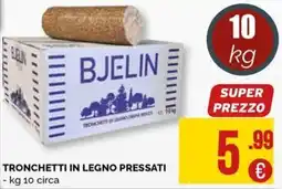 La Prealpina Tronchetti in legno pressati Bjelin offerta