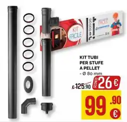 La Prealpina Kit tubi per stufe a pellet offerta