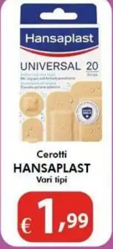 Bernava Cerotti Hansaplast Vari tipi offerta