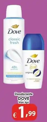 Bernava Deodorante DOVE Vari tipi offerta
