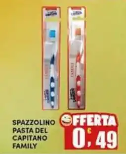 Maury's Spazzolino pasta del capitano family offerta