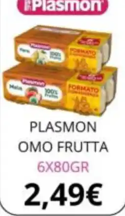 Sanitaria Gaia Plasmon omo frutta offerta