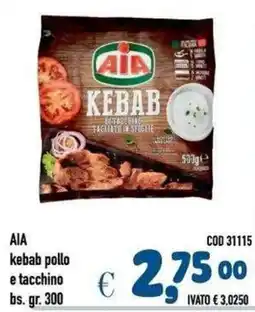 Del Prete Distribuzioni AIA kebab pollo e tacchino offerta