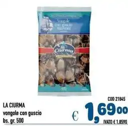 Del Prete Distribuzioni La Ciurma vongole con guscio marroni offerta