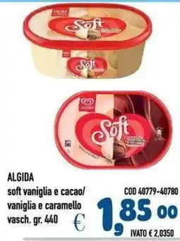 Del Prete Distribuzioni Algida soft vaniglia e cacao offerta