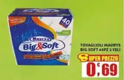 Maury's Tovaglioli Maury's Big & Soft offerta