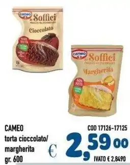 Del Prete Distribuzioni Cameo torta cioccolato/margherita offerta
