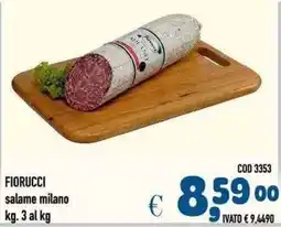 Del Prete Distribuzioni Fiorucci salame milano offerta