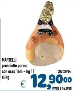 Del Prete Distribuzioni Martelli prosciutto parma offerta