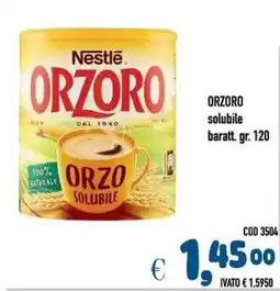 Del Prete Distribuzioni Orzoro solubile offerta