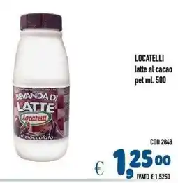 Del Prete Distribuzioni Locatelli latte al cacao offerta