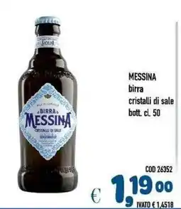 Del Prete Distribuzioni Birra Messina cristalli di sale offerta