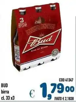 Del Prete Distribuzioni Bud birra offerta