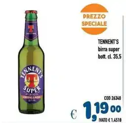 Del Prete Distribuzioni Tennent's birra super offerta