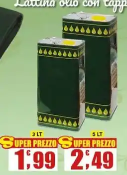 Maury's Lattina olio con tappo offerta