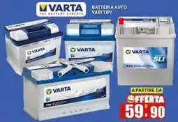 Maury's Batteria auto Varta offerta