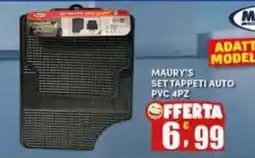 Maury's Maury's set tappeti auto pvc offerta