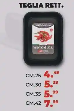 Amashop Teglia rett. sale&pepe offerta