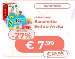 Mornati Paglia Clementoni Banchetto Svita e Avvita offerta