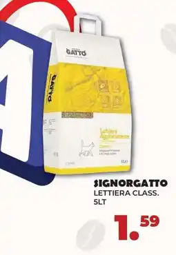 Amashop Signorgatto lettiera class. offerta