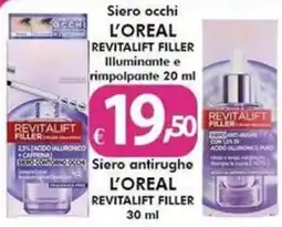 Bernava Siero occhi L'OREAL REVITALIFT FILLER offerta