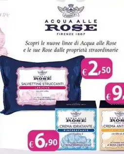 Bernava Salviettine struccanti lenitive Acqua alle Rose offerta
