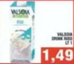 Bitar Valsoria drink riso offerta