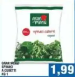 Bitar Gran Menu spinaci a cubetti offerta