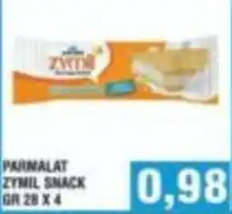 Bitar Parmalat Zymil Snack offerta