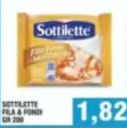 Bitar Sottilette Fila & Fondi offerta