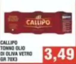 Bitar Callipo tonno olio di oliva vetro offerta