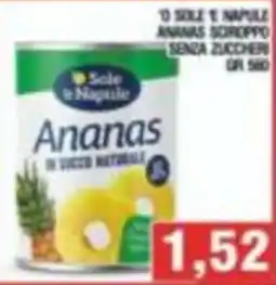 Bitar Sole e Napule Ananas offerta