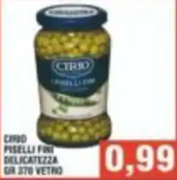 Bitar Cirio piselli fini delicatezza offerta