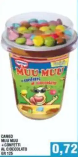 Bitar Cameo muu muu + confetti al cioccolato offerta