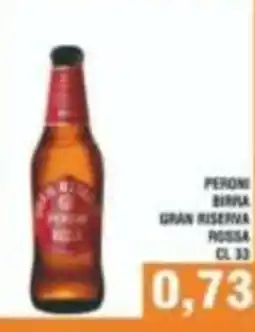 Bitar Peroni birra gran riserva rossa offerta