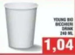 Bitar Young Bio Bicchieri Drink offerta