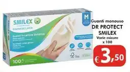 Bernava Guanti monouso DR PROTECT SMILEX offerta