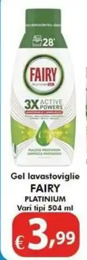 Bernava Gel lavastoviglie FAIRY PLATINUM offerta