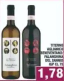 Bitar Titterno Aglianico Beneventano Falanghina del Sannio offerta