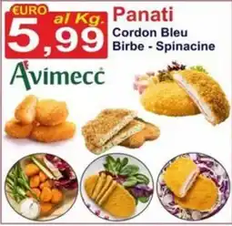 GuMì Supermercati Panati Cordon Bleu Birbe - Spinacine offerta
