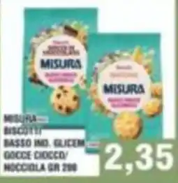Bitar Misura biscotti basso ind. glicem offerta