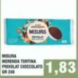 Bitar Misura merenda tortina privolat cioccolato offerta