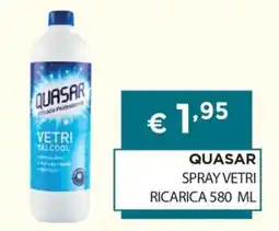 DB detersivi Quasar spray vetri offerta