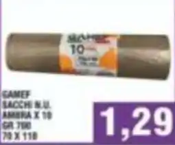 Bitar Gamef sacchi n.l. ambra offerta
