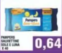Bitar Pampers salviettine sole e luna offerta