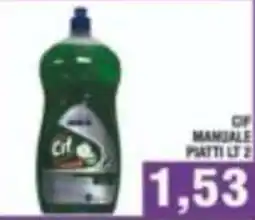 Bitar Cif manuale piatti lt 2 offerta